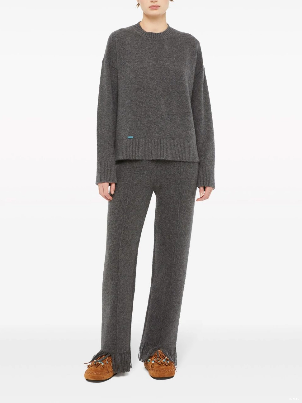 Cheap crew-neck Alanui cashmere-silk jumper Women blend 0727